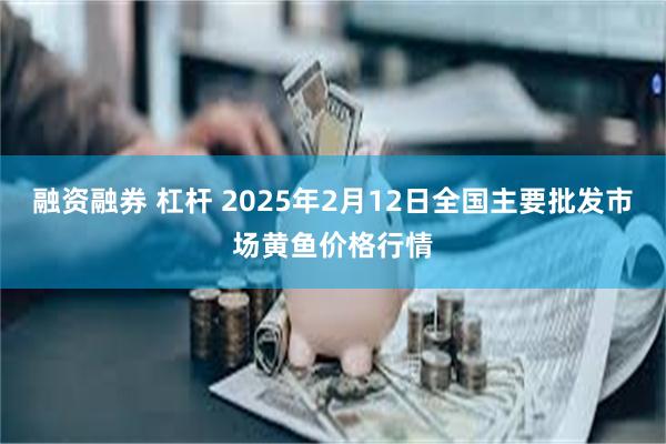 融资融券 杠杆 2025年2月12日全国主要批发市场黄鱼价格行情