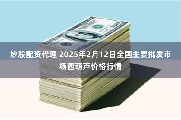 炒股配资代理 2025年2月12日全国主要批发市场西葫芦价格行情