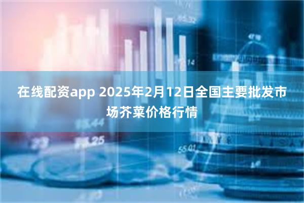 在线配资app 2025年2月12日全国主要批发市场芥菜价格行情